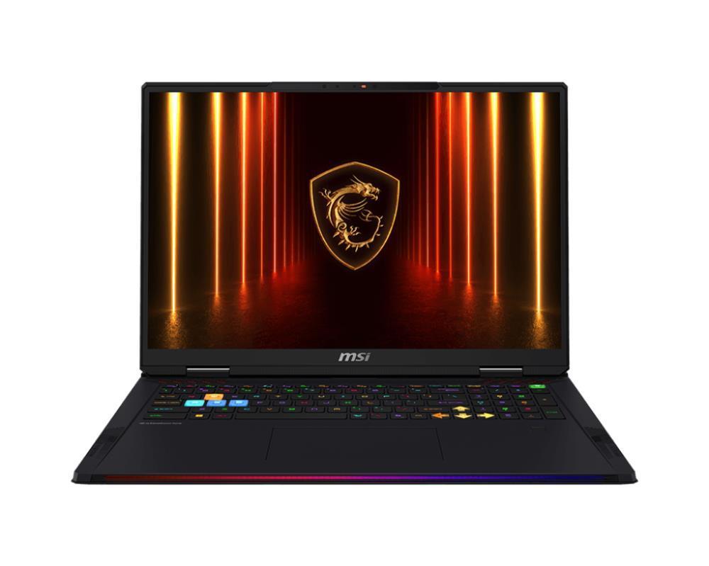 Notebook|MSI|Raider|18 HX AI A2XWIG|CPU  Core Ultra|U9-285HX|2800 MHz|18"|3840x2400|RAM 64GB|DDR5|6400 MHz|SSD 2TB+2TB|NVIDIA GeForce RTX 5080|16GB|ENG|Card Reader SD Expres|Windows 11 Home|Black|3.6 kg|RDR18HXAIA2XWIG-230NL