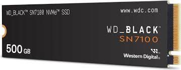 SSD|WESTERN DIGITAL|Black SN7100|500GB|M.2|PCIe Gen4|NVMe|3D TLC|Write speed 5800 MBytes/sec|Read speed 6800 MBytes/sec|WDS500G4X0E