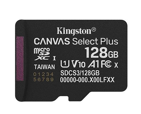 MEMORY MICRO SDXC 128GB UHS-I/SDCS3/128GBSP KINGSTON