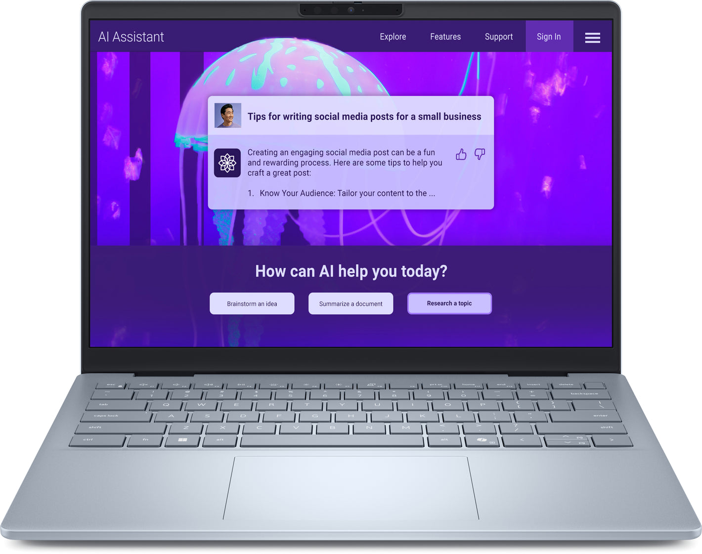 Dell 14 Plus DB14250/Ultra 7 256V/16GB/1TB/14.0" FHD+ Touch/Arc/FgrPr/WLAN + BT/US Backlit Kb/4 Cell/W11 Home/ 3yrs Prosupport