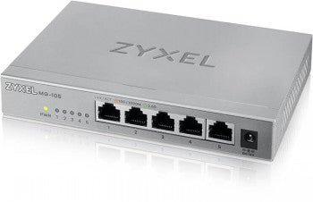 ZYXEL MG-105 5 PORTS DESKTOP 2,5G MULTIGIG UNMANAGED DESKTOP SWITCH