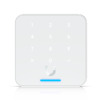 UBIQUITI READER FLEX WHITE. THIRD-GENERATION NFC CARD READER WITH A KEYPAD AND APPLE TOUCH PASS SUPPORT