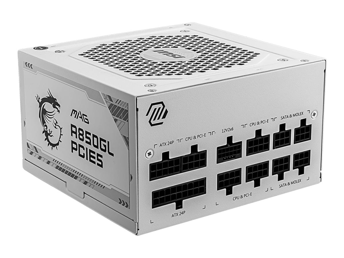 MSI MAG A850GL PCIE5 850W PSU WHITE