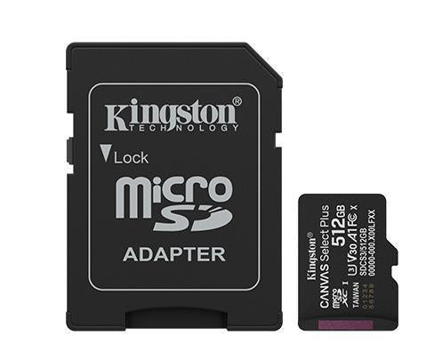 MEMORY MICRO SDXC 512GB UHS-I/W/ADAPTER SDCS3/512GB KINGSTON