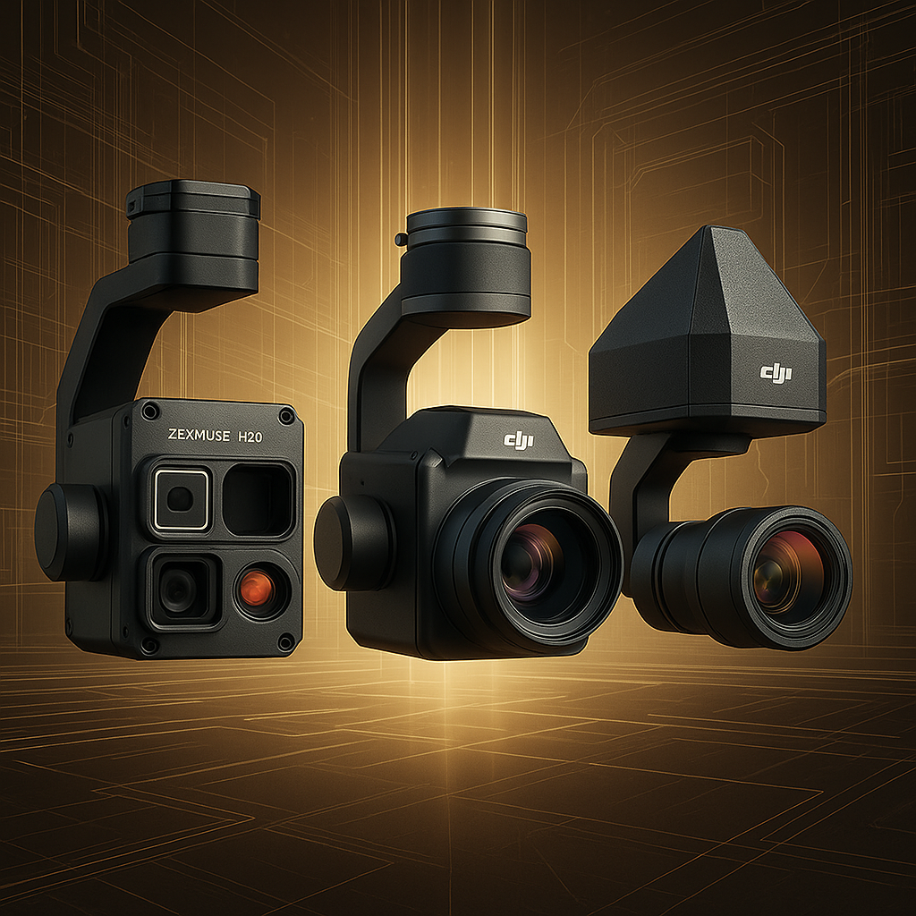 DJI industriālie sensori un kameras