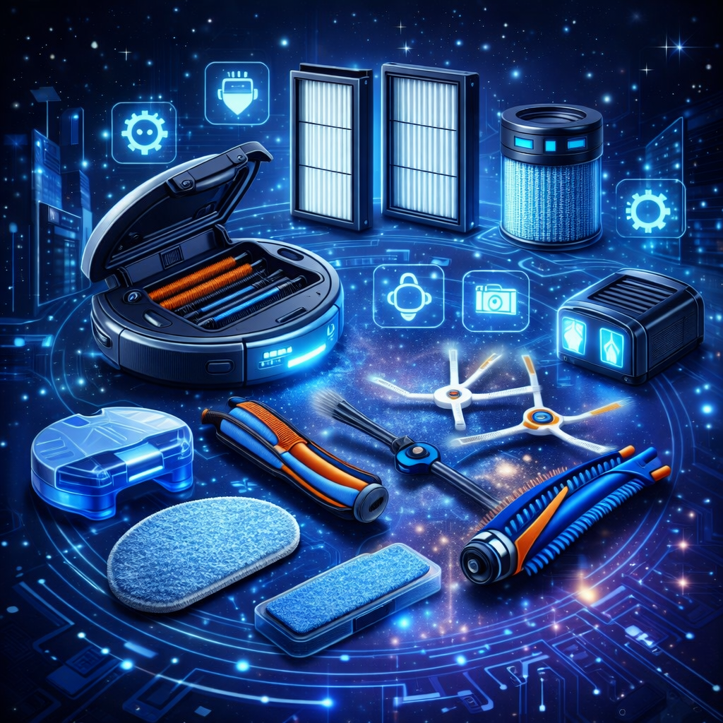 Putekļu sūcēji - roboti - aksesuāri