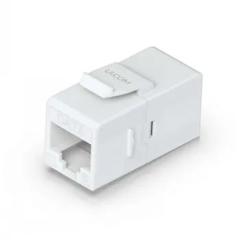 UBIQUITI CAT6 KEYSTONE COUPLER, 12-PACK. PASS-THROUGH CAT6 KEYSTONE COUPLER FOR CONNECTING PRE-TERMINATED ETHERNET CABLES SEAMLESSLY