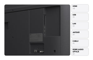 TV Set|LG|43 "|4K Ultra HD|3840 x 2160 pixels|Flat|16:9|LED|43UA74003LB