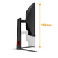 AOC G4 CU34G4/69, 86.4 cm (34"), 3440 x 1440 pixels, 1 ms, Black, Red