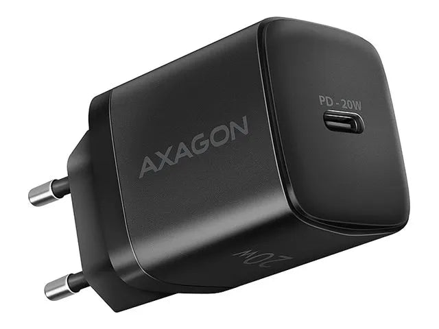 AXAGON Wallcharger 1x port USB-C, PD3.0/PPS/QC4+/AFC/FCP/Apple, 20W | ACU-PD20