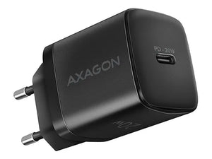 AXAGON Wallcharger 1x port USB-C, PD3.0/PPS/QC4+/AFC/FCP/Apple, 20W | ACU-PD20