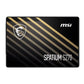 SSD|MSI|SPATIUM S270|960GB|SATA|3D NAND|Write speed 450 MBytes/sec|Read speed 500 MBytes/sec|2,5"|TBW 500 TB|MTBF 2000000 hours|S78-440P130-P83