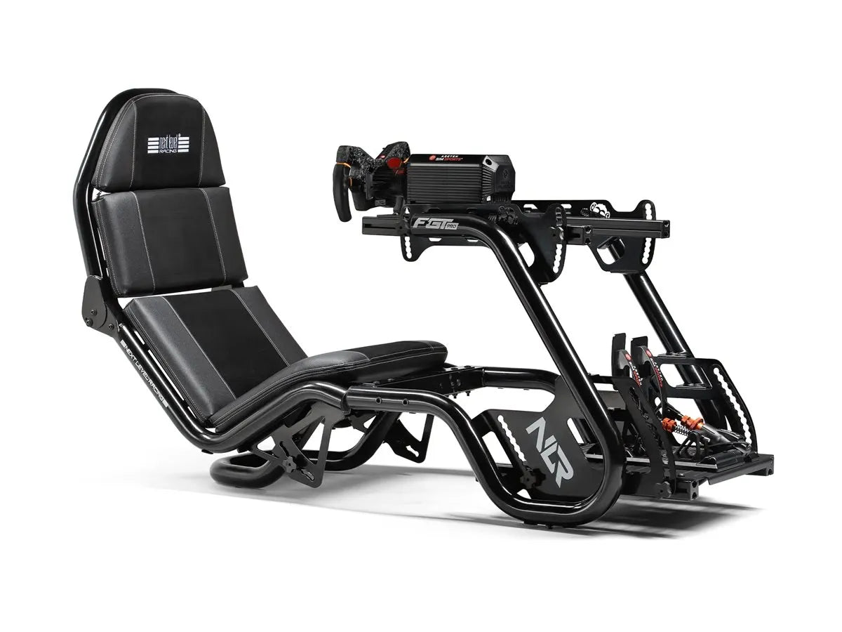 Next Level Racing | Steel | Racing Simulator Cockpit | F-GT Pro Formula and GT Grey Edition | Grey