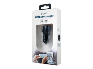 GEMBIRD 2port USB car charger 4.8A