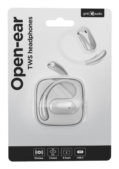 HEADSET BLUETOOTH OPEN EAR/TWS WHITE OWS-01-W GEMBIRD
