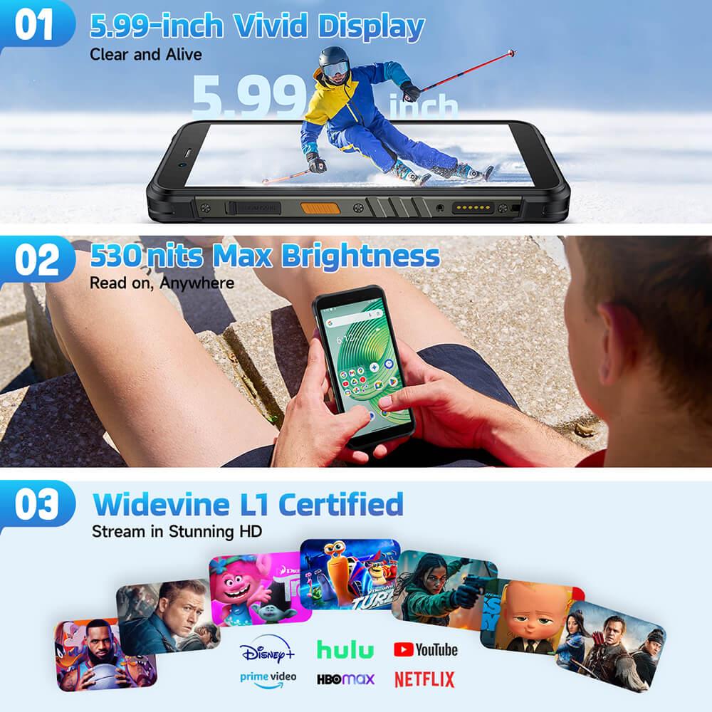 MOBILE PHONE RUGKING/8/256GB ULEFONE