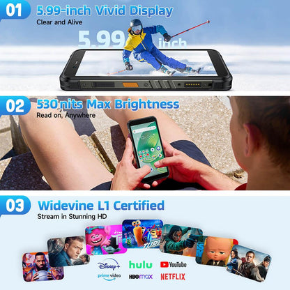 MOBILE PHONE RUGKING/8/256GB ULEFONE