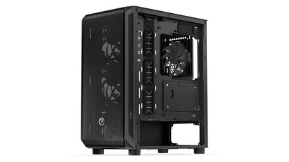 Case|ENDORFY|Arx 500 ARGB|MidiTower|Case product features Transparent panel|Not included|ATX|MicroATX|MiniITX|Colour Black|EY2A011