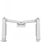 NEOMOUNTS SELECT DESK MOUNT, DOUBLE DISPLAY (TOPFIX CLAMP &GROMMET) WHITE