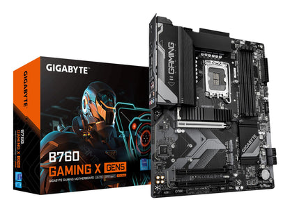 Mainboard|GIGABYTE|Intel B760 Express|LGA1700|ATX|Memory DDR5|Memory slots 4|B760GAMINGXGEN5