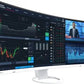 EIZO EV3895EN 37.5" IPS 24:10 3840X1600 CURVED USB-C/85W RJ45 KVM (WHITE)
