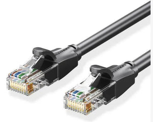 PATCH CABLE CAT.6 UTP/0.5M BLACK IBEBD VENTION