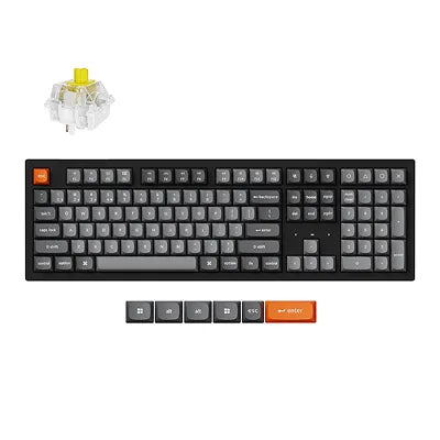 Keychron K10 Max RGB - US Layout - Hot-Swappable Super Banana Wireless Keyboard