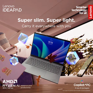 Lenovo IdeaPad Slim 5 14ARP10 | Luna Grey | 14 " | OLED | WUXGA | 1920 x 1200 pixels | Glossy | AMD Ryzen 5 | 7535HS | 16 (2x8GB) GB | SODIMM DDR5 | Solid-state drive capacity 512 GB | AMD Radeon 660M Graphics | Windows 11 Home | 802.11ax | Bluetooth...
