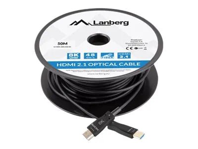 LANBERG HDMI v2.1 M/M cable 50m optical