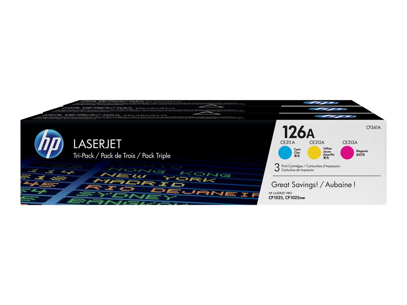 HP Toner 126A HV color Tri-Pack