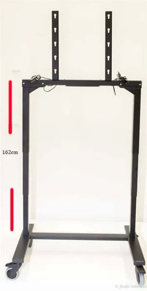 LH-GROUP ELECTRIC ADJUSTABLE STAND WITH WHEELS BLACK