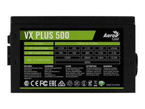 AEROCOOL AEROPGSVX-500PLUS-80 PSU 500W