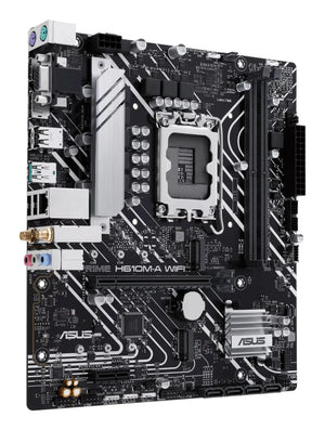 Mainboard|ASUS|Intel H610|LGA 1700|micro ATX|RAM DDR5-SDRAM|2xSlots|Wi-Fi Yes|Bluetooth Yes|2xNumber of M.2 (M) slots|PRIMEH610M-AWIFI