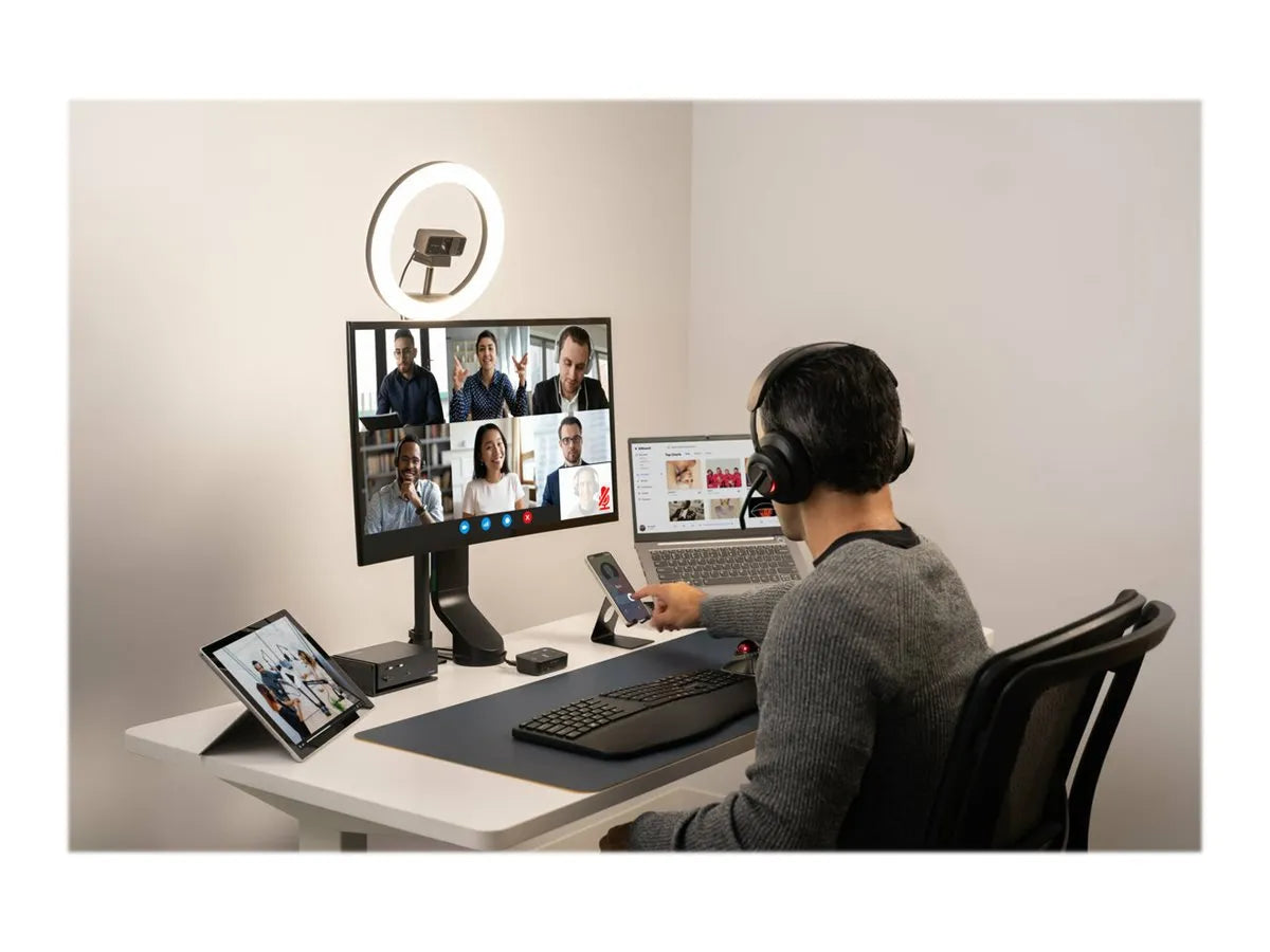 KENSINGTON space-saving monitor arm