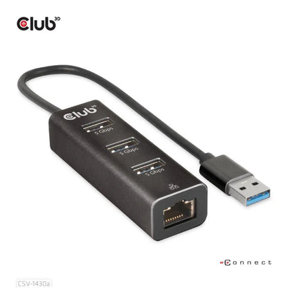 I/O HUB USB3.2 3PORT/CSV-1430A CLUB3D