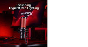 MICROPHONE HYPERX QUADCAST 2/BLACK 872V1AA HYPERX