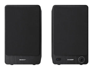 Sharp CP-SS30 Bookshelf Speakers, Black | Sharp | Speakers | CP-SS30(BK) Bookshelf | 60 W | Bluetooth | Wireless connection | Black
