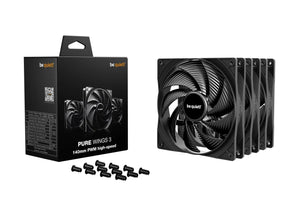 CASE FAN 140MM PURE WINGS 3/PWM HS 3PACK BL138 BE QUIET