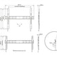 M UNIVERSAL WALLMOUNT FIXED X LARGE
