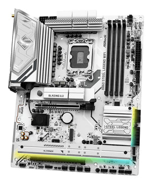 Mainboard|ASROCK|Intel B860 Express|LGA1851|ATX|Memory DDR5|Memory slots 4|1xPCI-Express 4.0 16x|1xPCI-Express 5.0 16x|1xM.2|1xHDMI|1xDisplayPort|1xAudio-Out|1xMicrophone|3xUSB 2.0|6xUSB 3.2|1xUSB-C w/Thunderbolt|1xOptical S/PDIF|1xRJ45|B860STEELLEGE...
