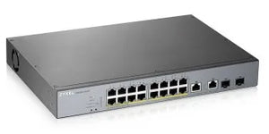 ZYXEL GS1350-18HP, 18 PORT MANAGED CCTV POE SWITCH, LONG RANGE, 250W (1 YEAR NCC PRO PACK LICENSE BUNDLED) (5Y WARRANTY)