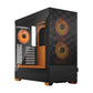 Fractal Design | Pop Air RGB | Side window | ATX, mATX, Mini ITX | ATX | Orange Core TG Clear Tint