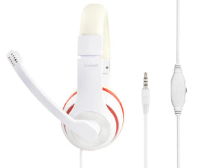 Gembird | Stereo Headset | MHS 03 WTRD | 3.5 mm | White with Red Ring | Headset