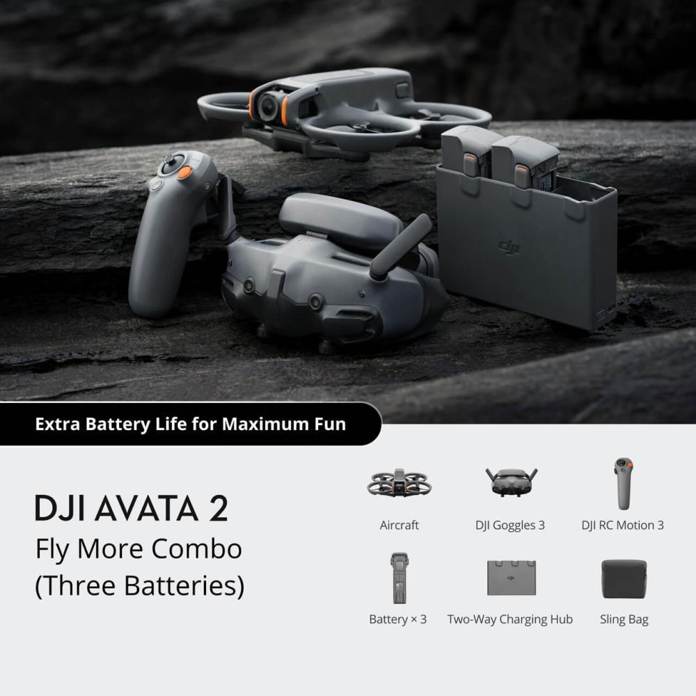 Drone|DJI|Avata 2 Fly More Combo (Three Batteries)|Consumer|CP.FP.00000151.07