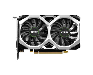 Graphics Card|MSI|NVIDIA GeForce GTX 1650|4 GB|GDDR6|128 bit|PCIE 3.0 16x|Dual Slot Fansink|1xDVI-D|1xHDMI|1xDisplayPort|GTX1650D6VENTUSXSOCV3