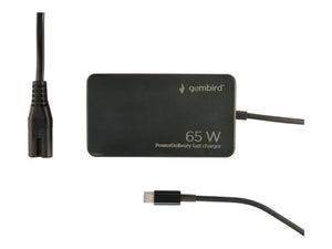 Cablexpert 65 W PowerDelivery GaN USB Type-C Fast Charger | NPA-AC-PDQC65-01