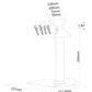 NEWSTAR FLAT SCREEN DESK MOUNT (STAND) 10-32" SILVER