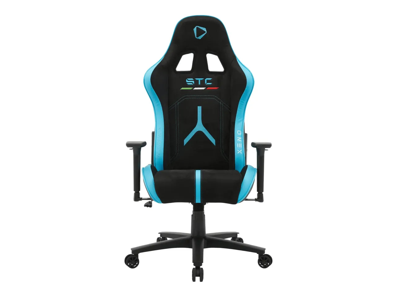 Onex STC Alcantara L Series | Gaming chairs | Air Suede; PVC; Nylon caster; Metal | Black/Blue