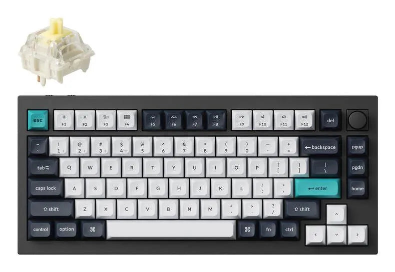 KEYBOARD WRL Q1 MAX RGB/CARBON BLACK Q1M-M4 KEYCHRON