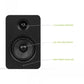 KANTO AUDIO PAIR - PASSIVE SPEAKERS WITH 1" SILK DOME TWEETER AND 5.25" KEVLAR WOOFER - BLACK